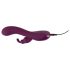 SMILE - Vibrador lila recargable con 3 motores y estimulador de clítoris