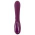 SMILE - Vibrador lila recargable con 3 motores y estimulador de clítoris