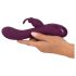 SMILE - Vibrador lila recargable con 3 motores y estimulador de clítoris