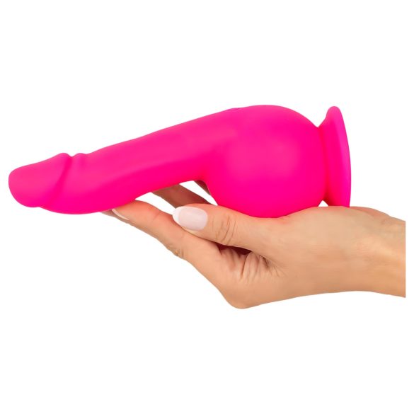 SMILE Powerful - vibrador recargable con doble motor y ventosa - silicona rosa