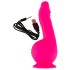 SMILE Powerful - vibrador recargable con doble motor y ventosa - silicona rosa