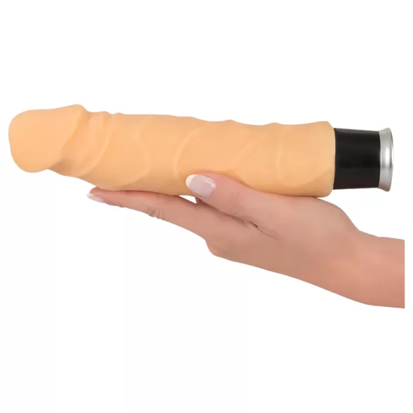 Nature Skin - consolador realista con vibración - color piel 23cm