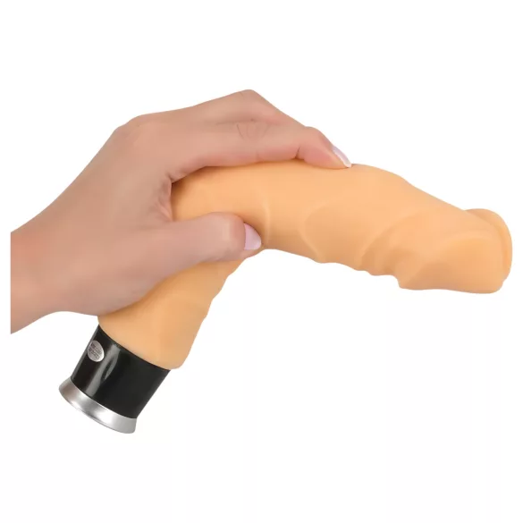 Nature Skin - consolador realista con vibración - color piel 23cm