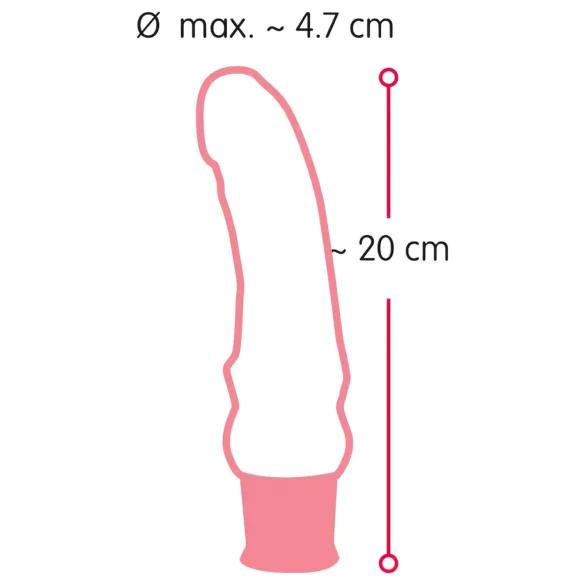 Nature Skin - Vibrador realista - textura suave - color piel