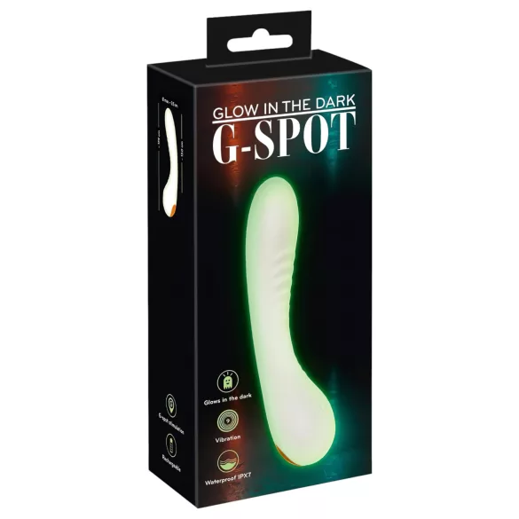 You2Toys - Vibrador punto G - brilla en la oscuridad - blanco