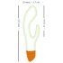 You2Toys Glow - Vibrador con luz y brazo blanco para clítoris