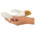 You2Toys Glow - Vibrador con luz y brazo blanco para clítoris