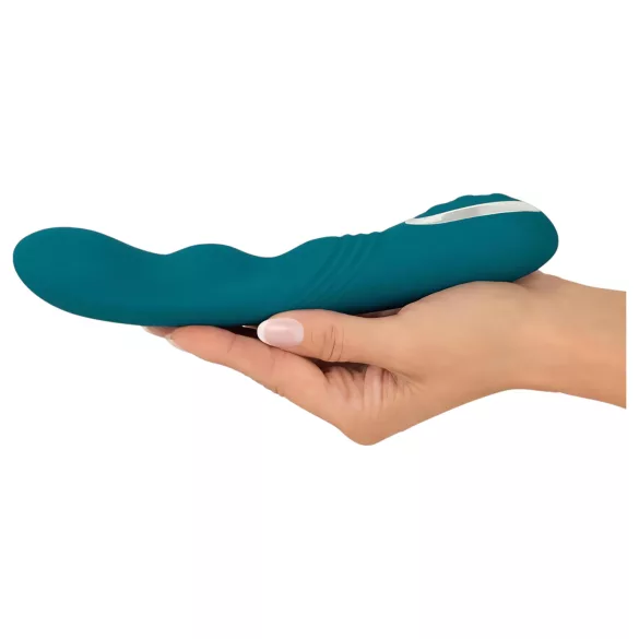 SMILE - vibrador punto G recargable giratorio impermeable - verde