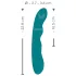 SMILE - vibrador punto G recargable giratorio impermeable - verde