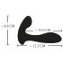 XOUXOU - Vibrador electro G y P vestible (negro)