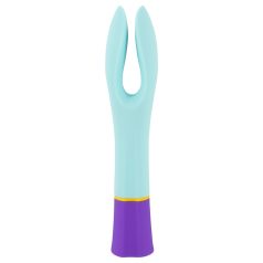   You2Toys - vibrador recargable impermeable doble motor silicona multicolor