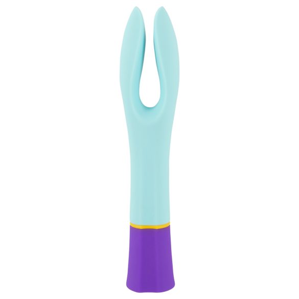 Vibrador doble motor, recargable y colorido, totalmente impermeable.