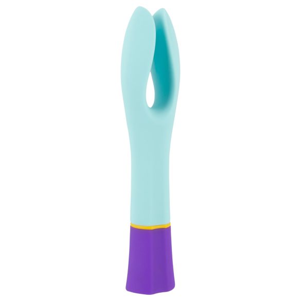 You2Toys - vibrador recargable impermeable doble motor silicona multicolor