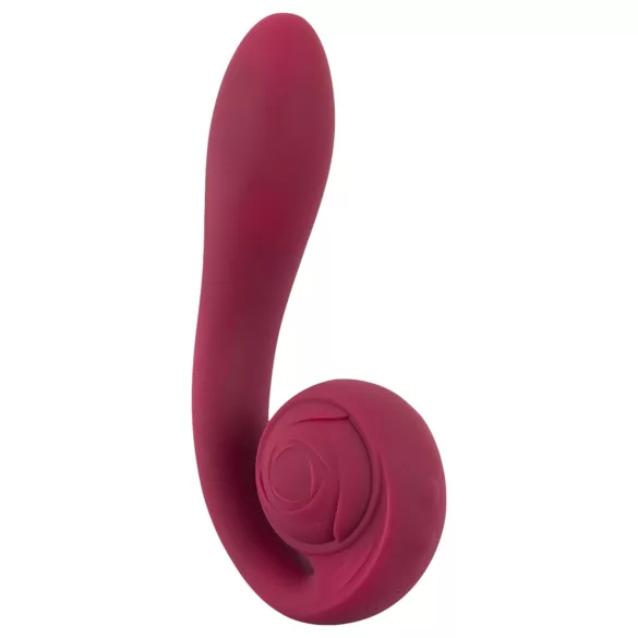 You2Toys Rosenrot - vibrador punto G recargable impermeable silicona rojo