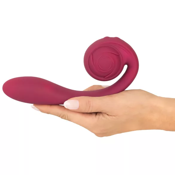 You2Toys Rosenrot - vibrador punto G recargable impermeable silicona rojo