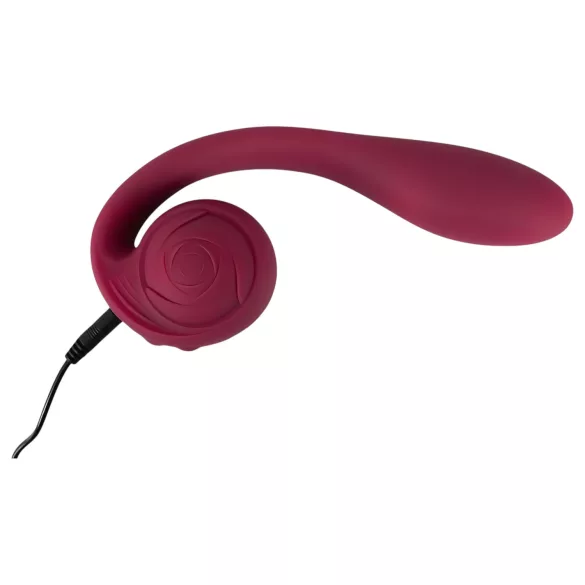 You2Toys Rosenrot - vibrador punto G recargable impermeable silicona rojo