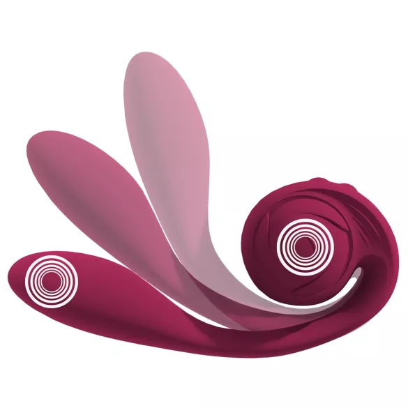 You2Toys Rosenrot - vibrador punto G recargable impermeable silicona rojo