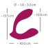 Vibrador rojo You2Toys Rosenrot - recargable, control remoto