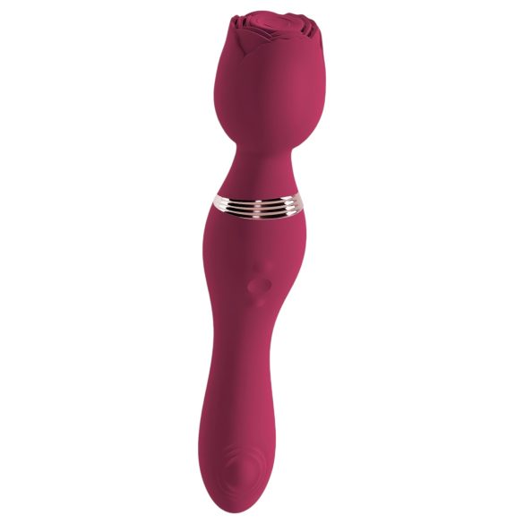 You2Toys Rosenrot - Masajeador Vibrador en Forma de Rosa Recargable (Rojo)