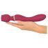 You2Toys Rosenrot - Masajeador Vibrador en Forma de Rosa Recargable (Rojo)