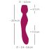 You2Toys Rosenrot - Masajeador Vibrador en Forma de Rosa Recargable (Rojo)