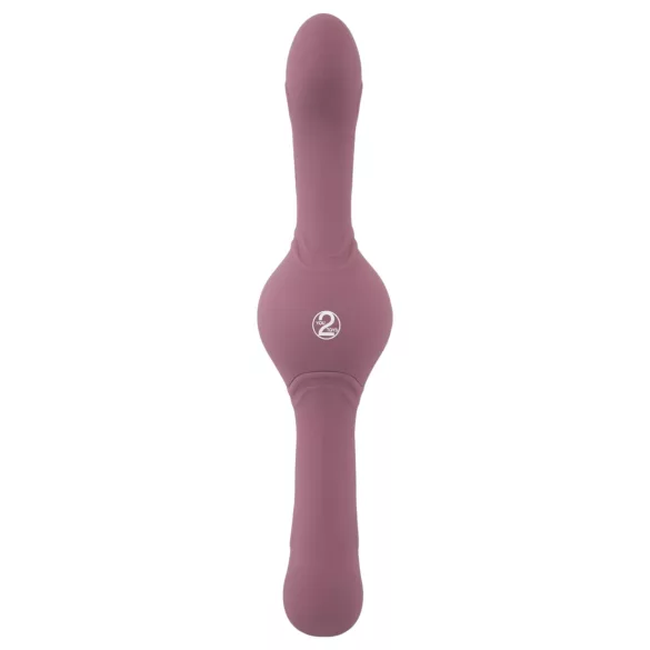 You2Toys - Vibrador doble extremo - potente vibración - silicona lila