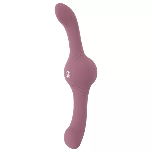 You2Toys - Vibrador doble extremo - potente vibración - silicona lila