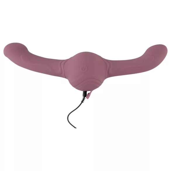 You2Toys - Vibrador doble extremo - potente vibración - silicona lila