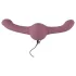 You2Toys - Vibrador doble extremo - potente vibración - silicona lila