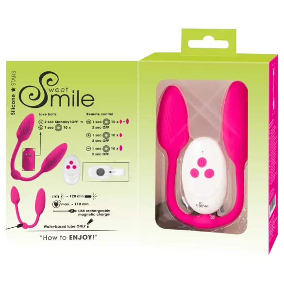 Sweet Smile - Bolas Geisha dobles RC (rosa)