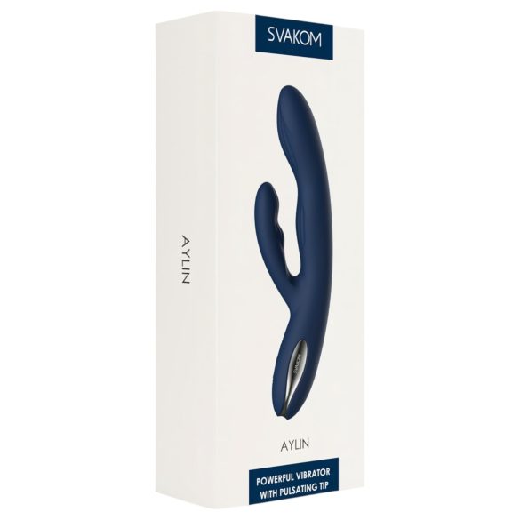 Svakom Aylin - vibrador con succión para clítoris recargable azul