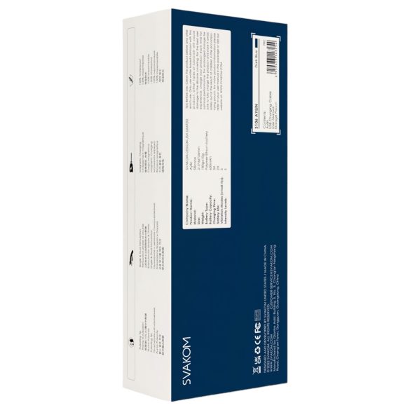 Svakom Aylin - vibrador con succión para clítoris recargable azul