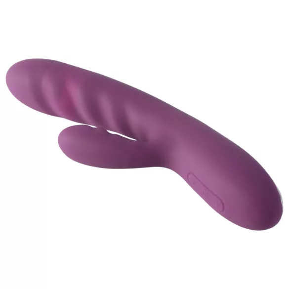 Svakom Avery - vibrador con empuje y estimulador de clítoris recargable - lila