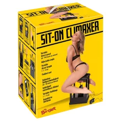   The Banger Sit-On-Climaxer - máquina sexual eléctrica negra