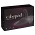 VibePad 3 - cojín vibrador recargable control remoto punto G - silicona negra