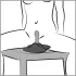 VibePad 3 - cojín vibrador recargable control remoto punto G - silicona negra