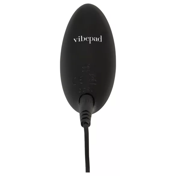VibePad 3 - cojín vibrador recargable control remoto punto G - silicona negra