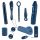 You2Toys - Azul Medianoche - Set de Vibradores (9 Piezas)
