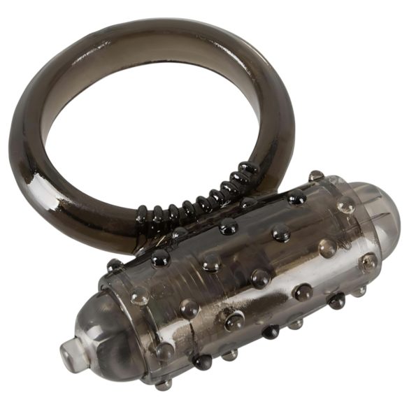 You2Toys - anillo vibrador de silicona para pene - negro