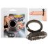 You2Toys - anillo vibrador de silicona para pene - negro