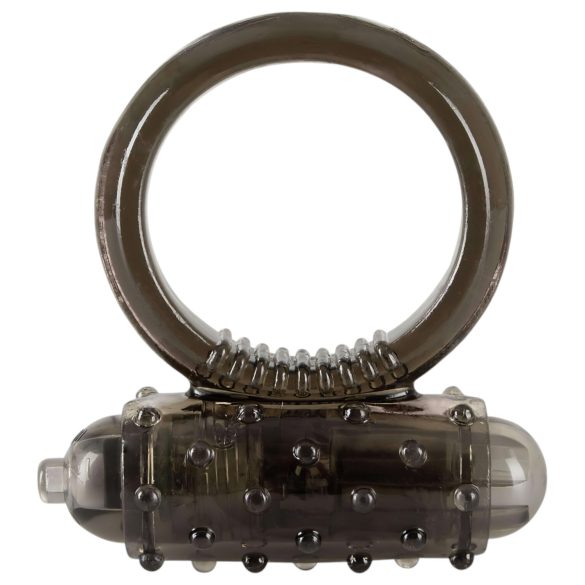 You2Toys - anillo vibrador de silicona para pene - negro