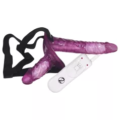 You2Toys - arnés con doble vibrador, strap-on