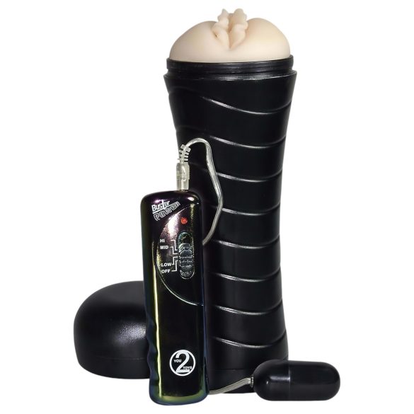 You2Toys - masturbador masculino vagina vibradora discreta suave