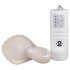 You2Toys - Vibrador con arnés - recargable - silicona blanca