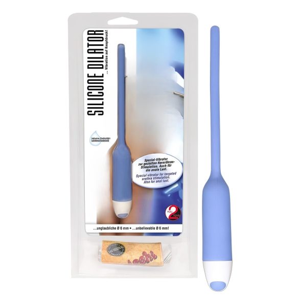 You2Toys - Pequeño vibrador de silicona para uretra - azul