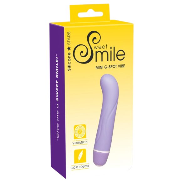 SMILE - Vibrador punto G mini - pequeño - silicona lila