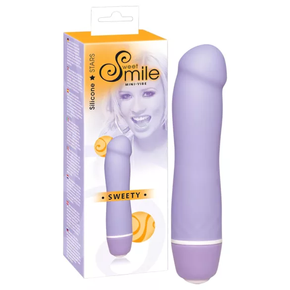 SMILE Sweety - mini vibrador - recargable - silicona lila