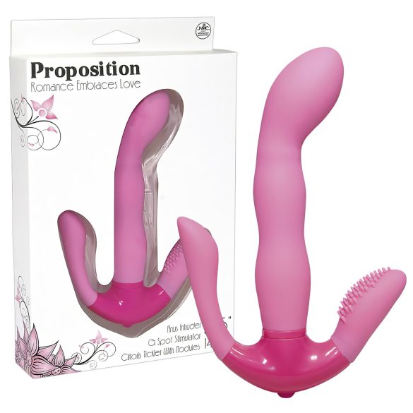 Proposición - vibrador de triple placer