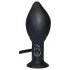 You2Toys - plug anal vibrador hinchable - silicona negra