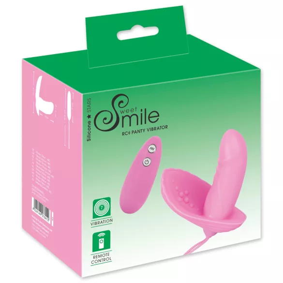 SMILE Shelly - Vibrador con mando a distancia - concha - silicona rosa